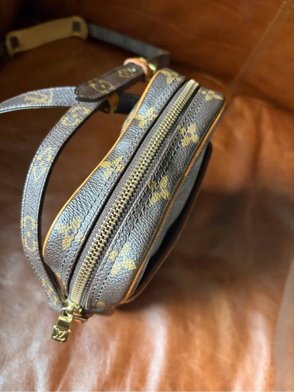 Louis Vuitton Vintage Danube Monogram Canvas Adjustable Strap Crossbody